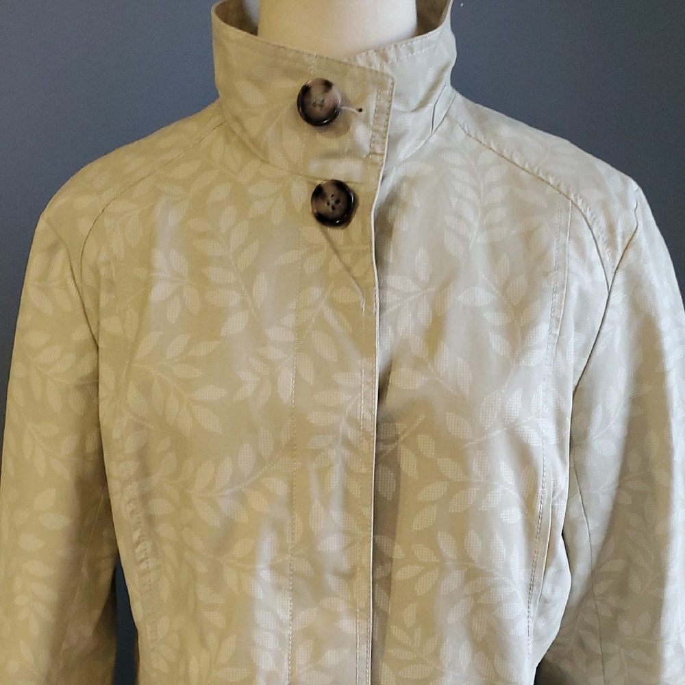 Eddie Bauer Light Tan Trench Coat - Picture 7 of 16
